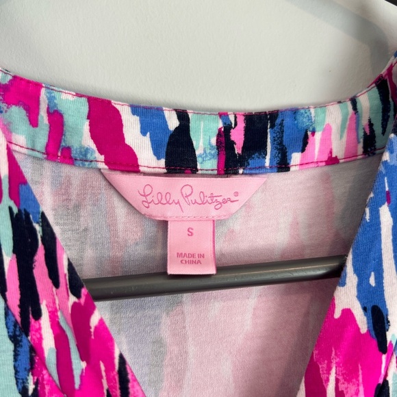 Lilly Pulitzer Marvista Wrap Maxi Dress Multicolour Free Spirit Size Small - Picture 6 of 7